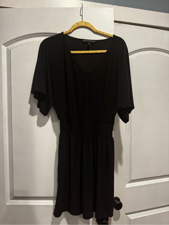 White House Black Market Dresses & Skirts - White House Black Market Black V‑Neck Smocked-Waist Dress